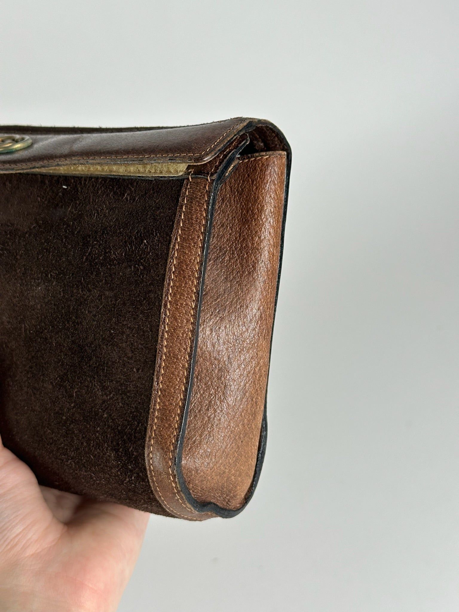 Gucci Vintage Leather Clutch brown Size ONE SIZE - 6 Thumbnail