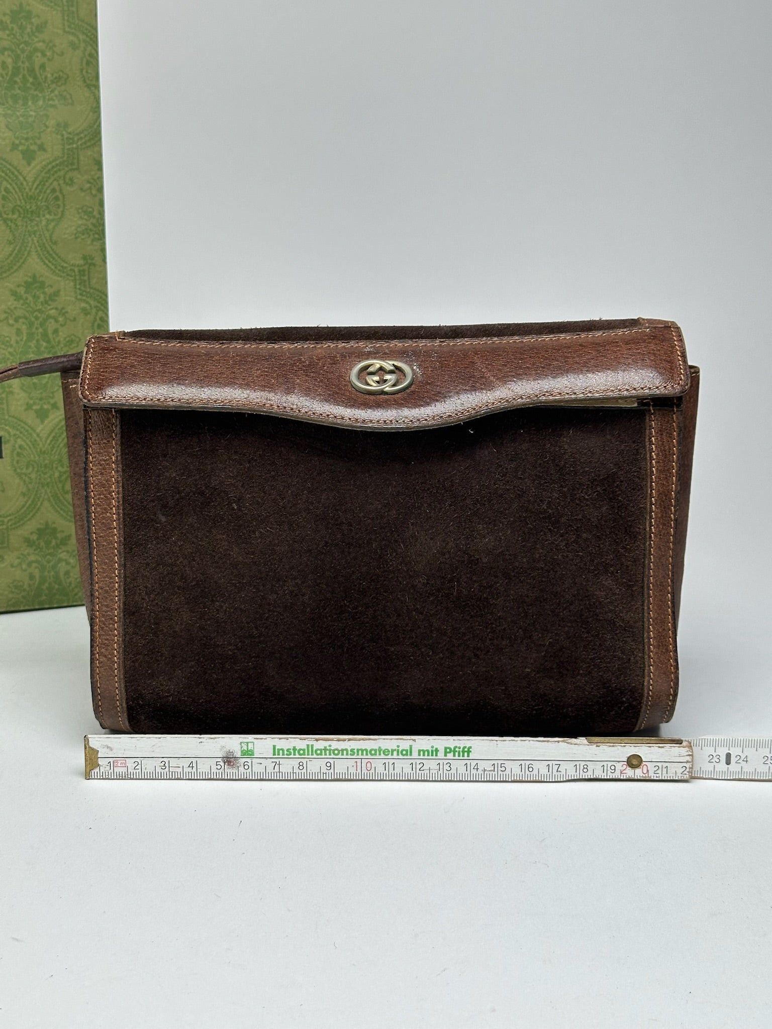 Gucci Vintage Leather Clutch brown Size ONE SIZE - 3 Thumbnail