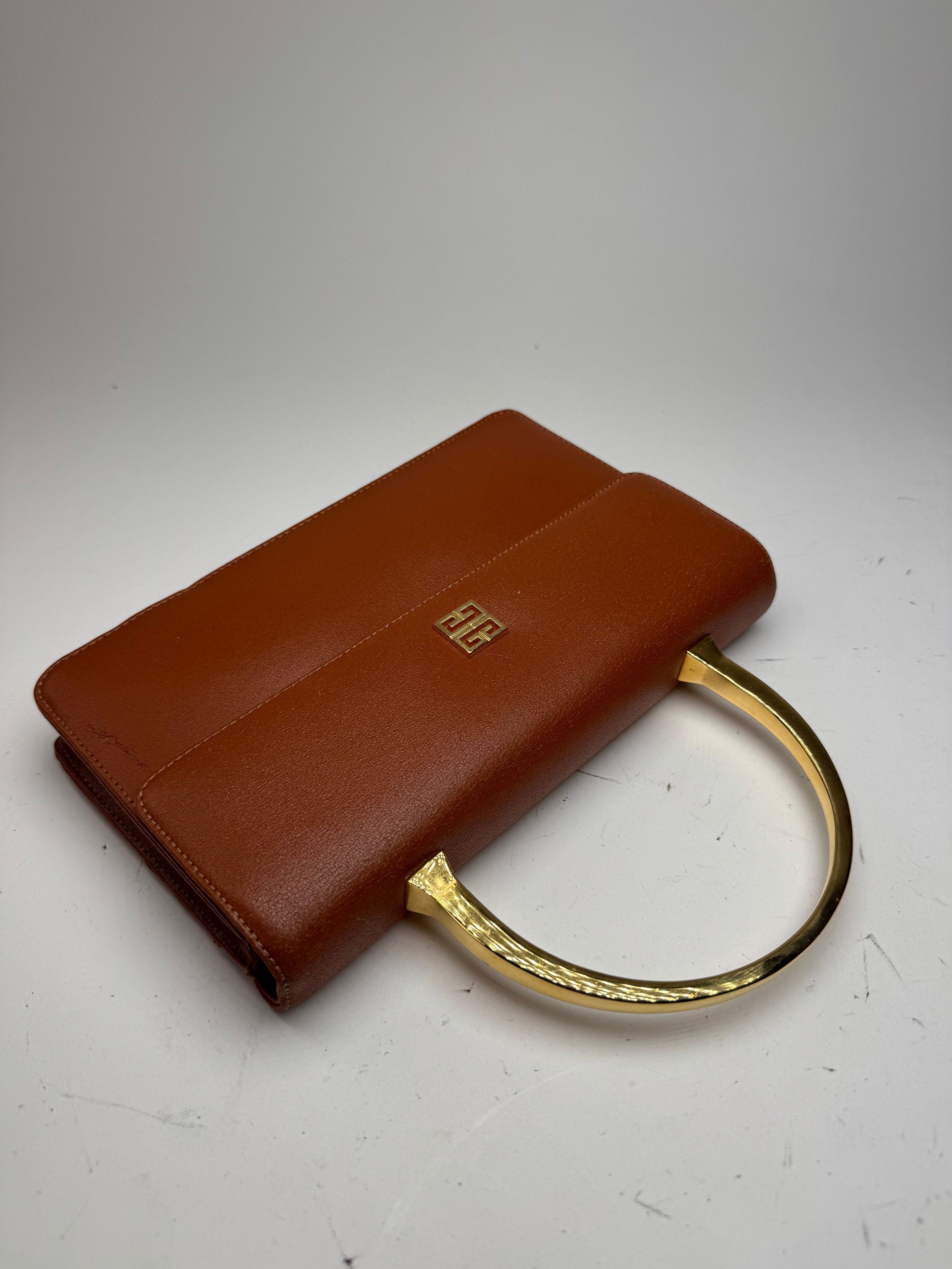 Givenchy Vintage 4G Leather Bag Brown Size ONE SIZE - 8 Thumbnail