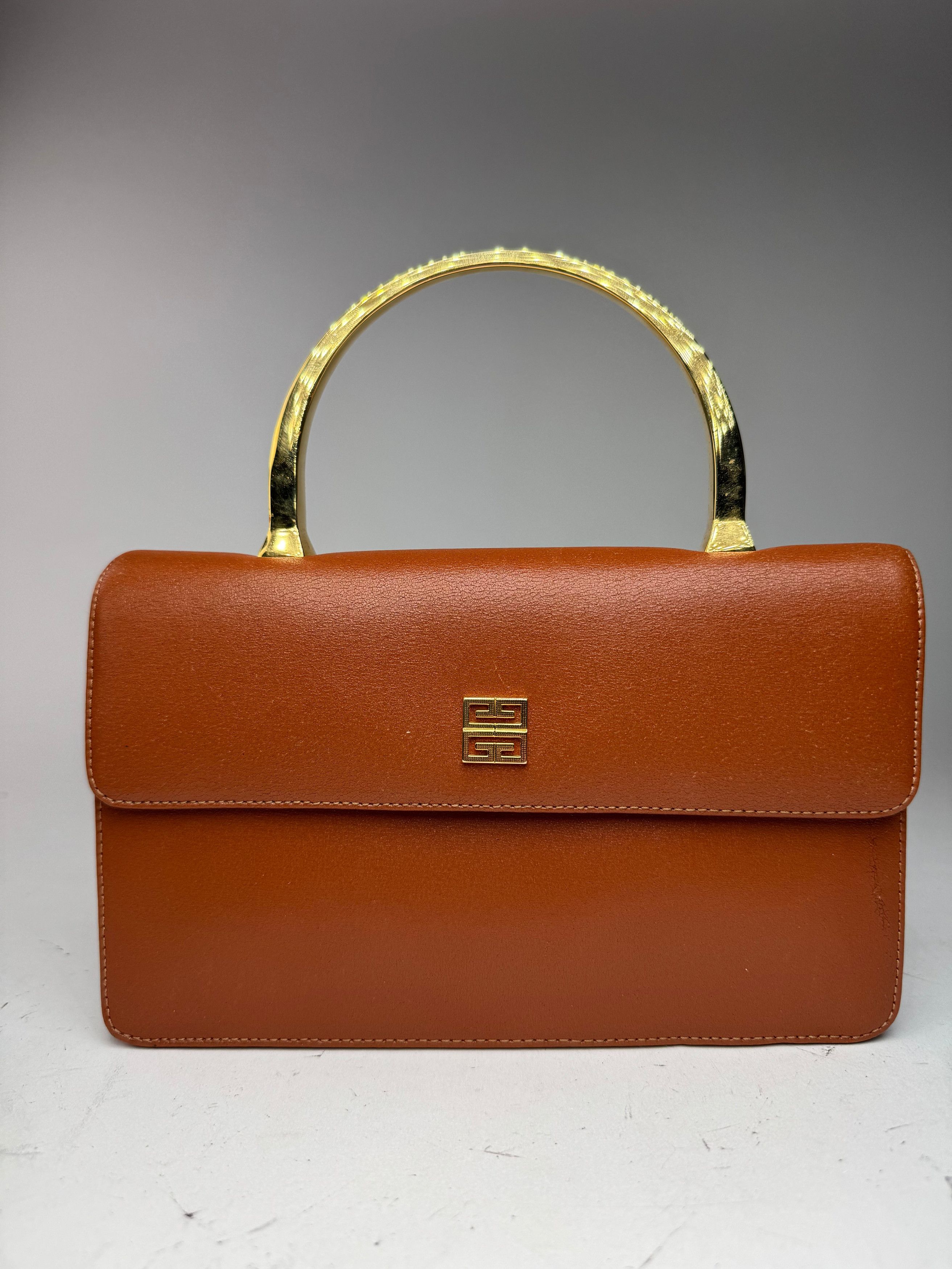 Givenchy Vintage 4G Leather Bag Brown Size ONE SIZE - 3 Thumbnail