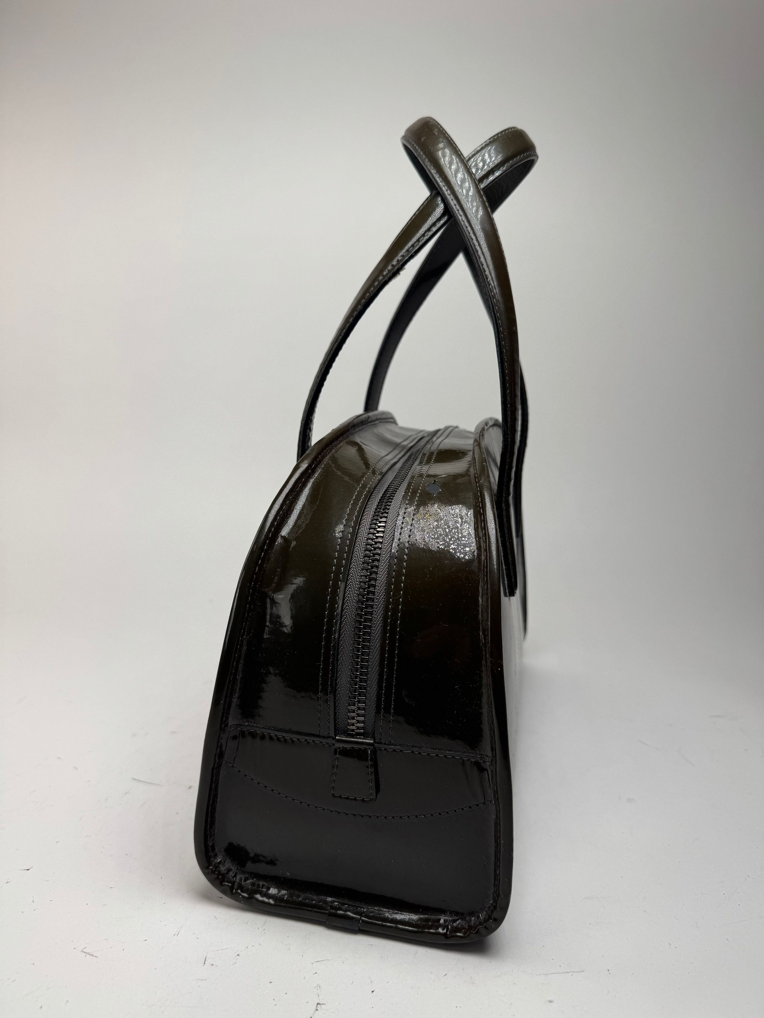 Loewe Vintage Patent Leather Bag Green Size ONE SIZE - 6 Thumbnail