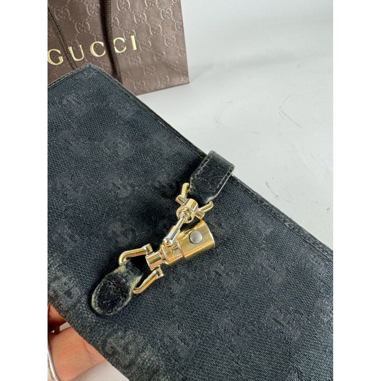 Gucci Zumi Black Cotton Wallet Size ONE SIZE - 3 Thumbnail