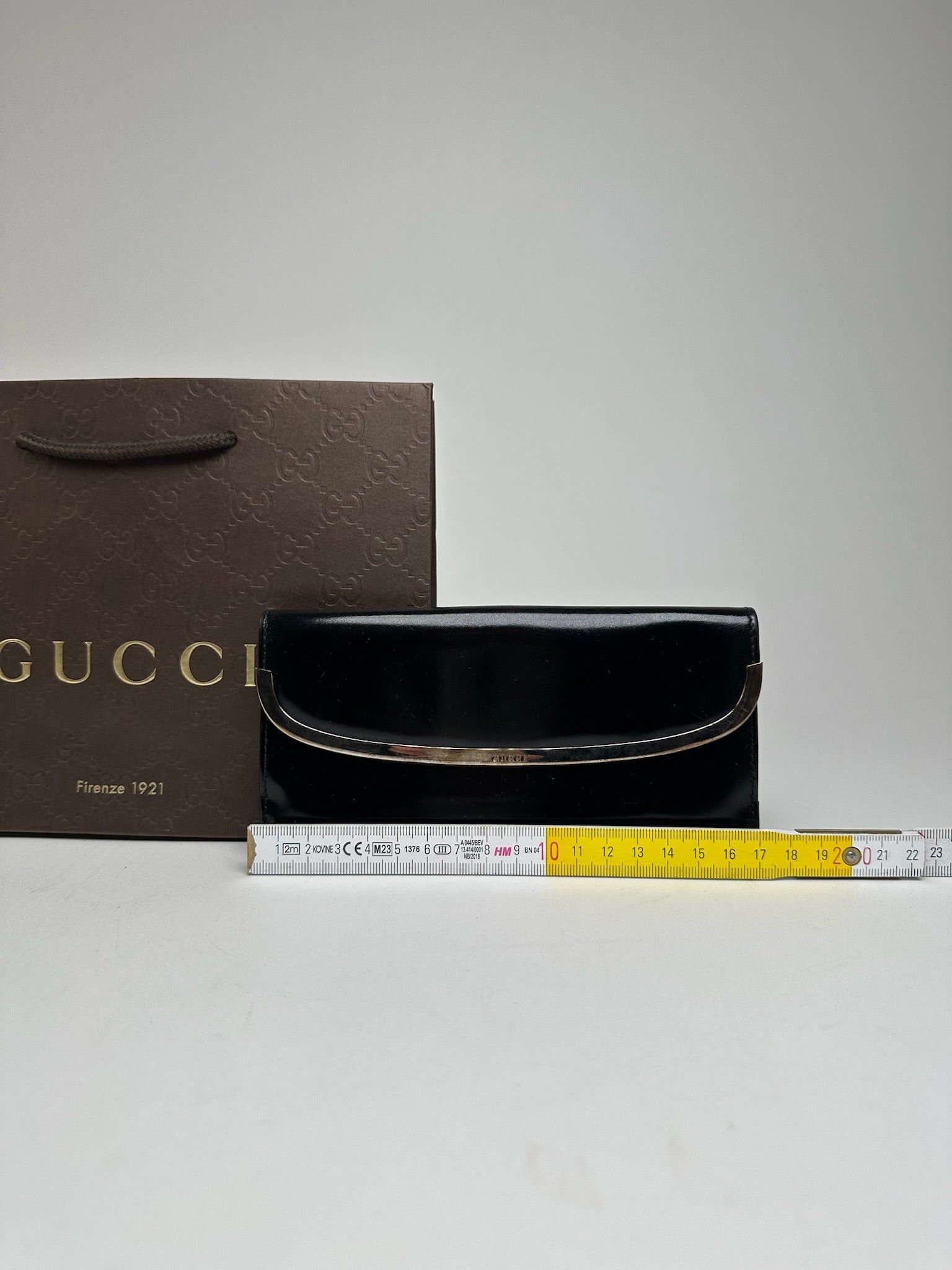 Gucci Vintage Patent Leather Wallet black Size ONE SIZE - 15 Thumbnail