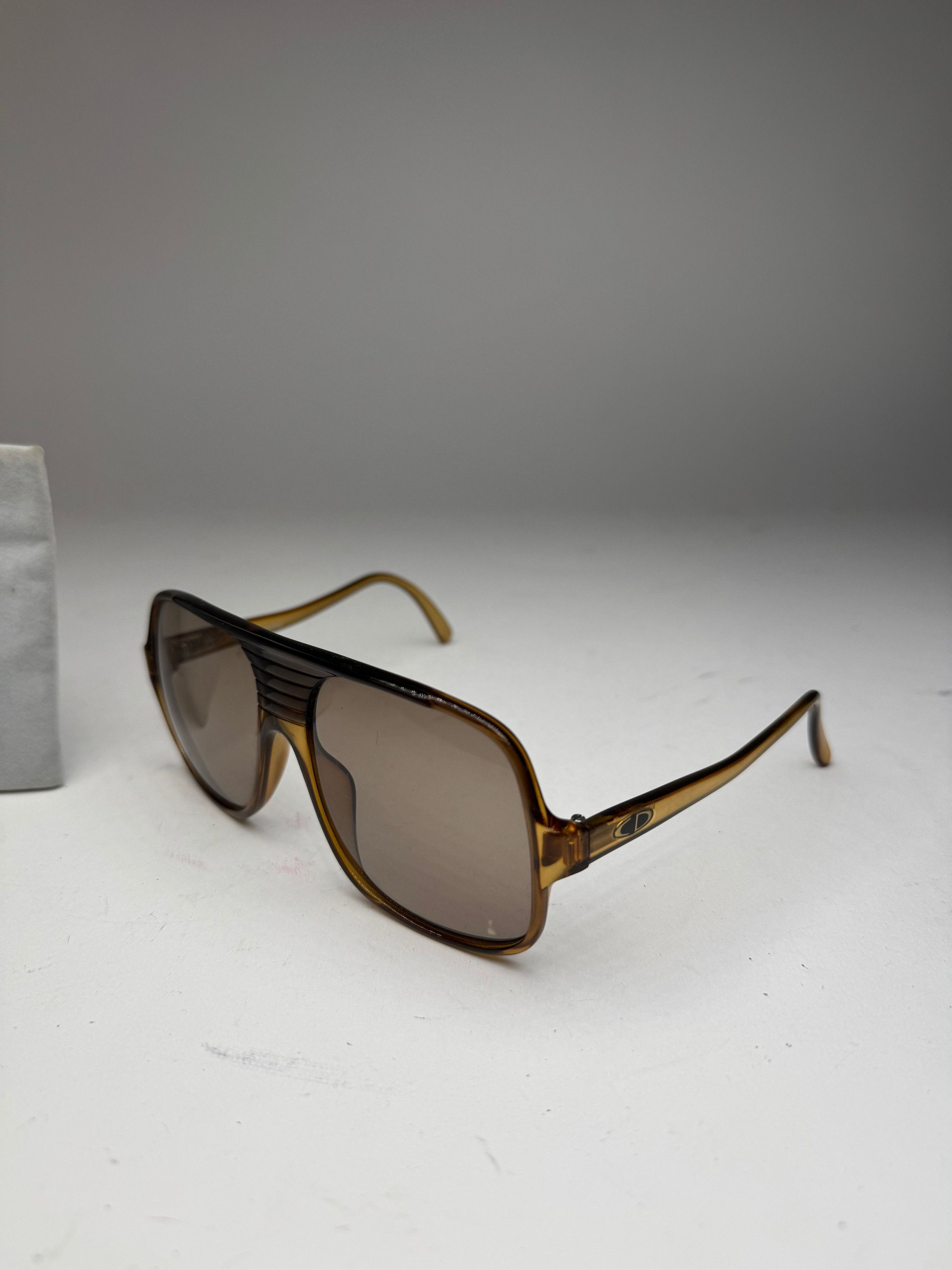 Dior Vintage Aviator Sunglasses brown Size ONE SIZE - 5 Thumbnail