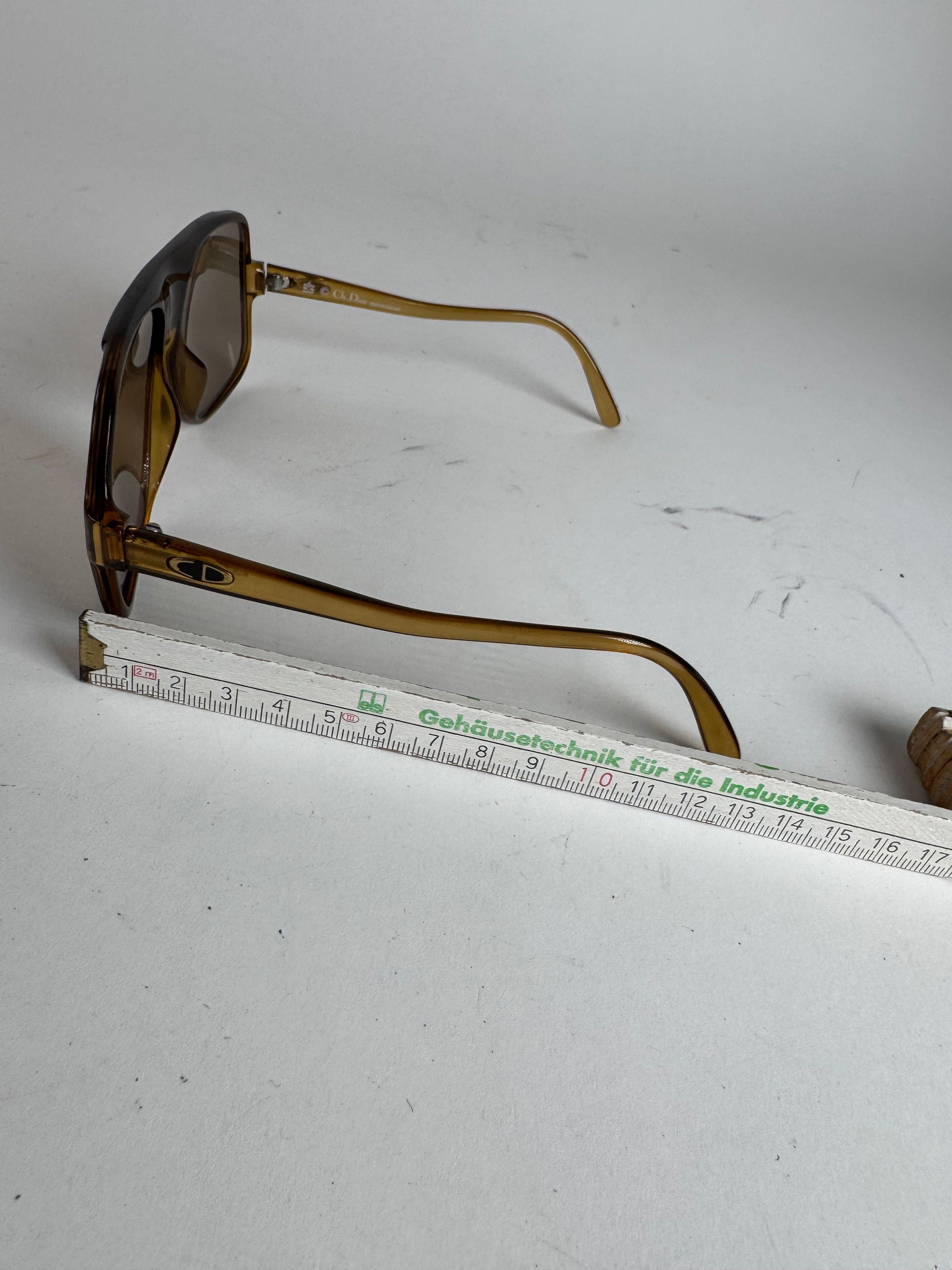 Dior Vintage Aviator Sunglasses brown Size ONE SIZE - 8 Thumbnail