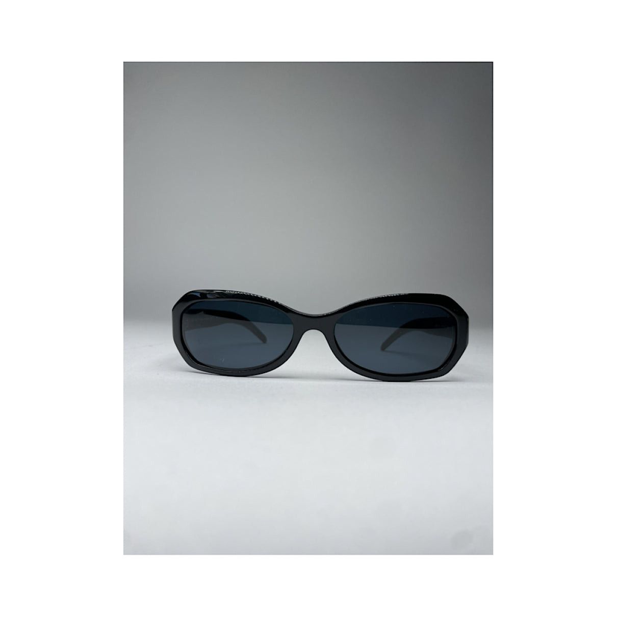 Chanel Black Plastic Sunglasses Size ONE SIZE - 2 Thumbnail