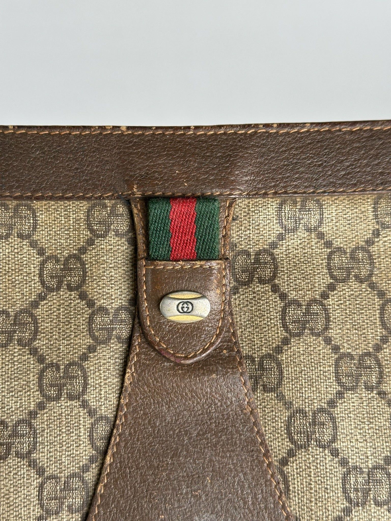 Gucci Vintage Ophidia Monogram Leather Clutch Size ONE SIZE - 3 Thumbnail