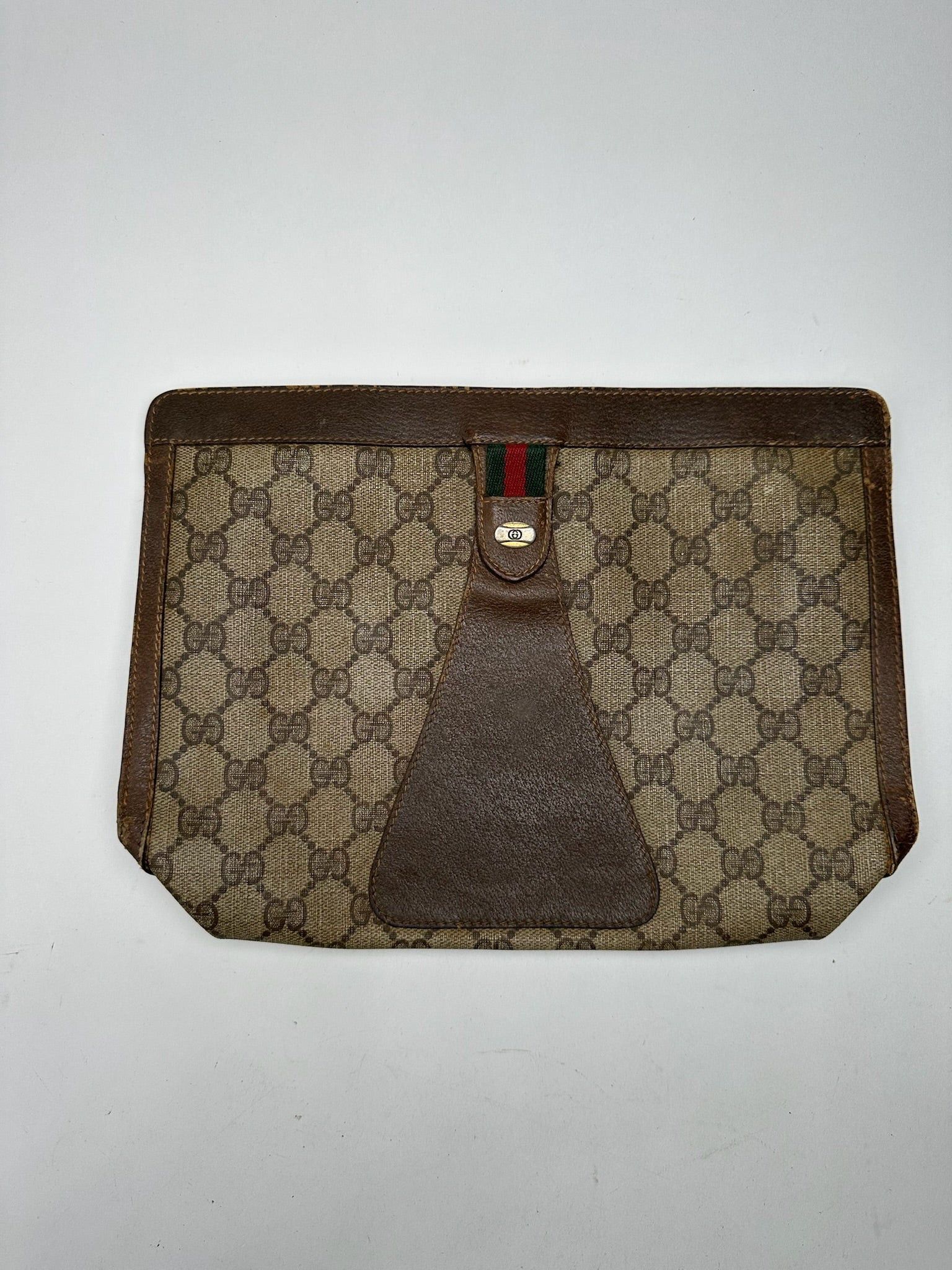 Gucci Vintage Ophidia Monogram Leather Clutch Size ONE SIZE - 15 Thumbnail
