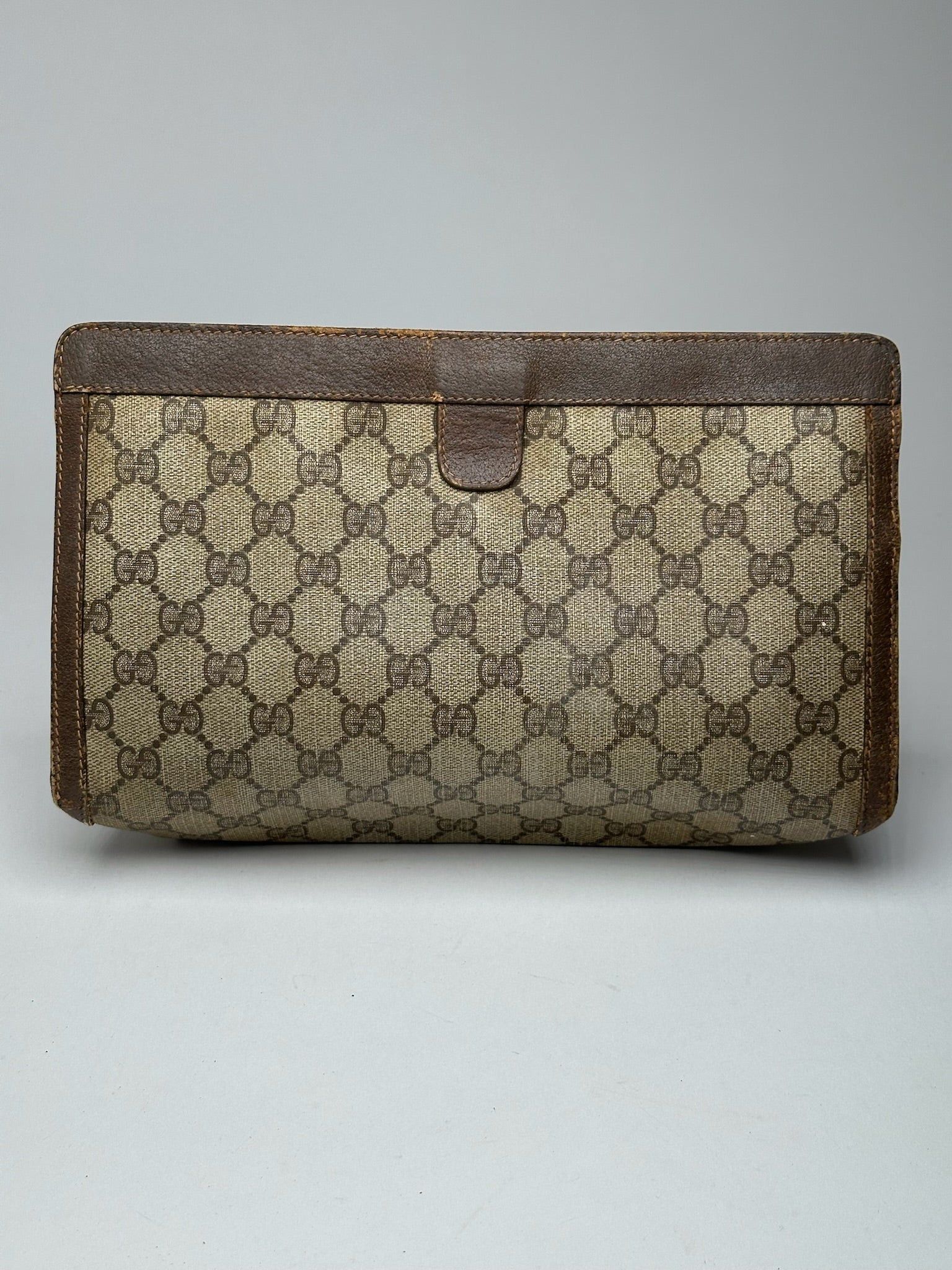 Gucci Vintage Ophidia Monogram Leather Clutch Size ONE SIZE - 2 Thumbnail
