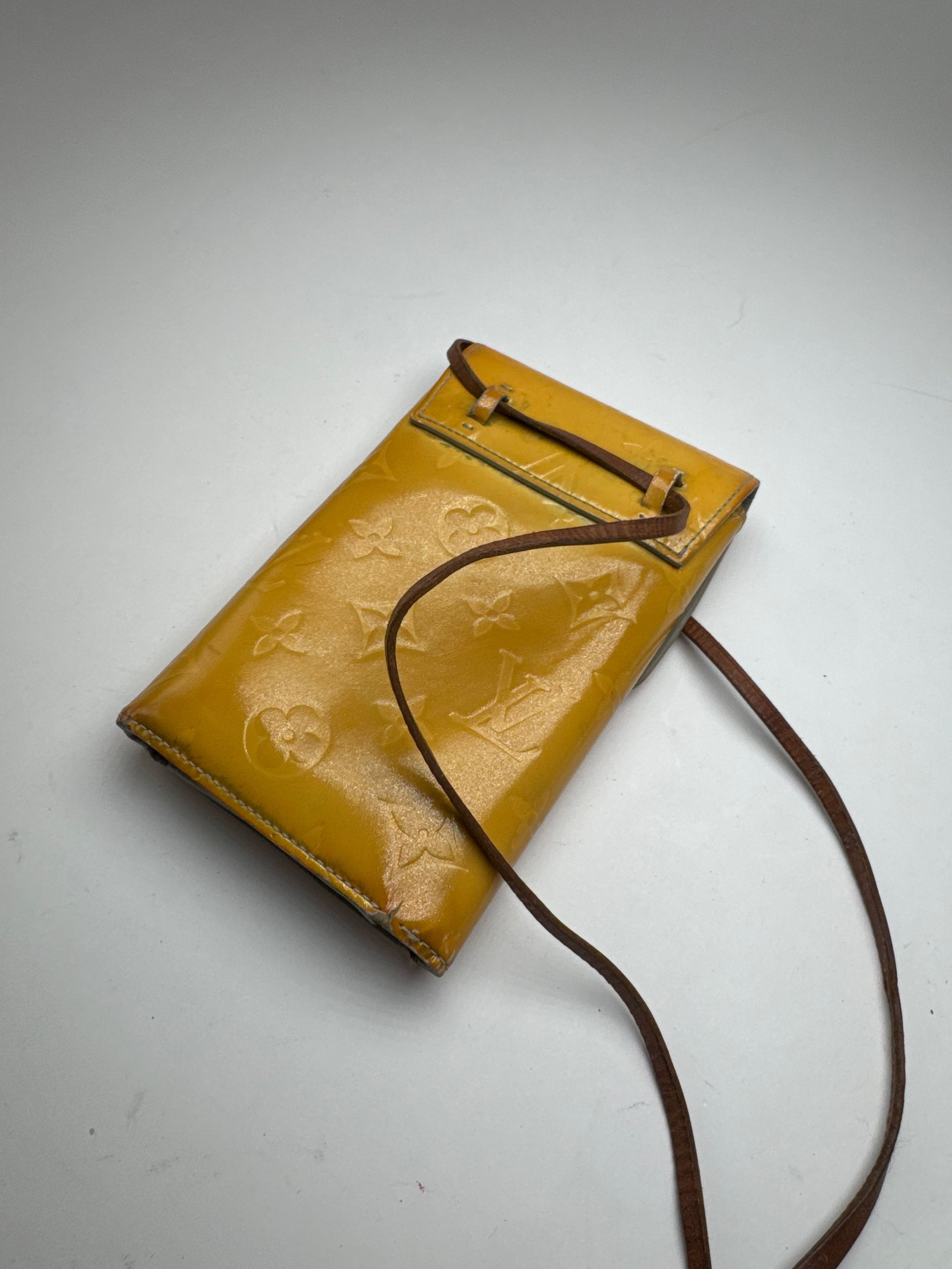 Louis Vuitton Vintage Vernis Leather bag yellow Size ONE SIZE - 2 Thumbnail