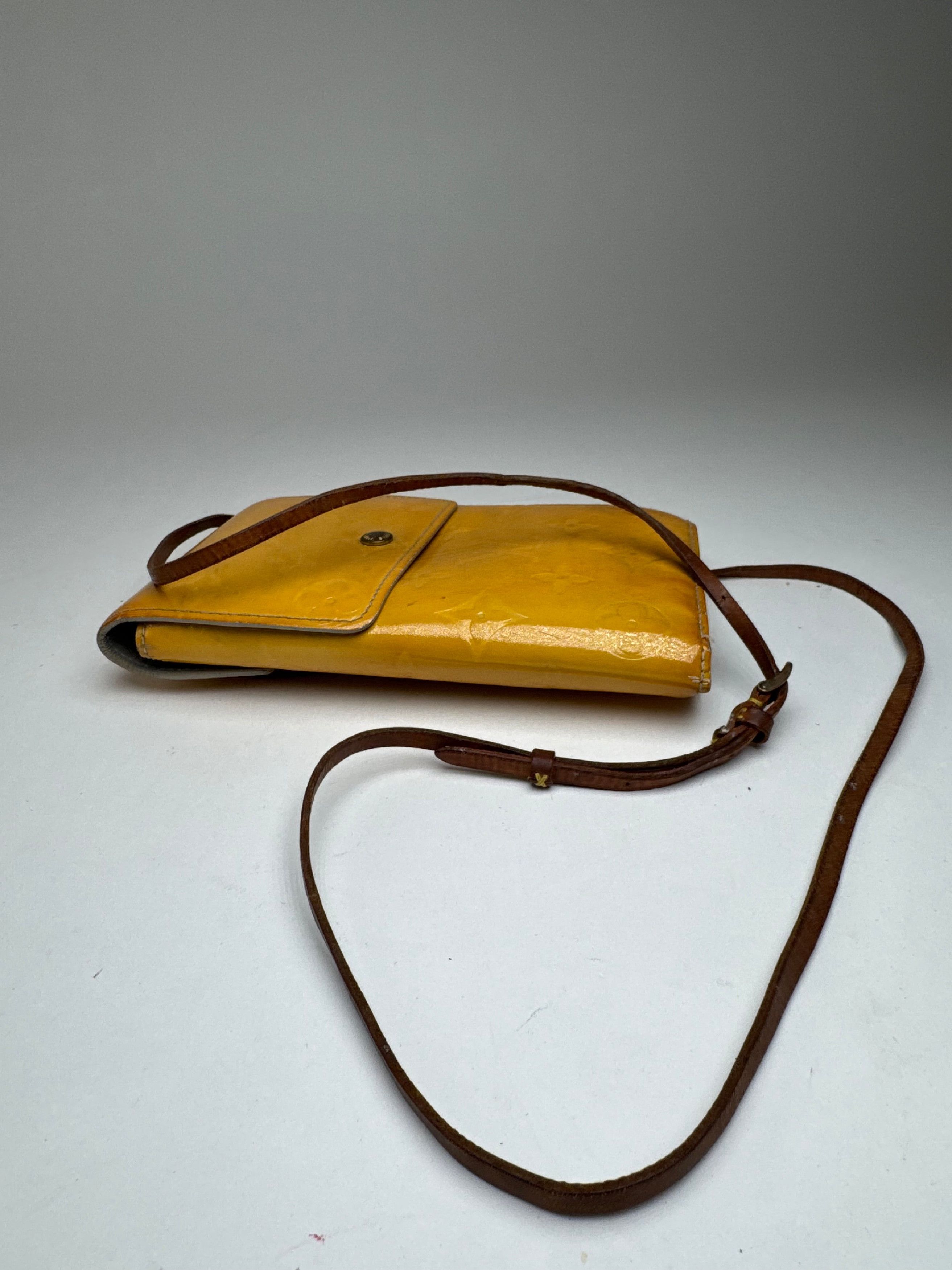 Louis Vuitton Vintage Vernis Leather bag yellow Size ONE SIZE - 4 Thumbnail