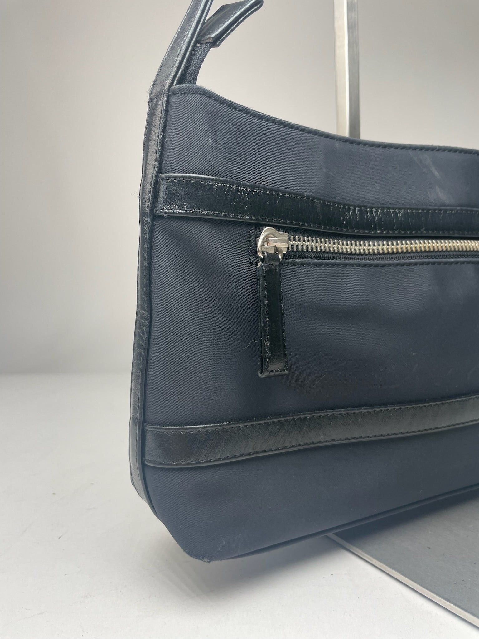 Courreges Vintage Leather Bag Black Size ONE SIZE - 8 Thumbnail