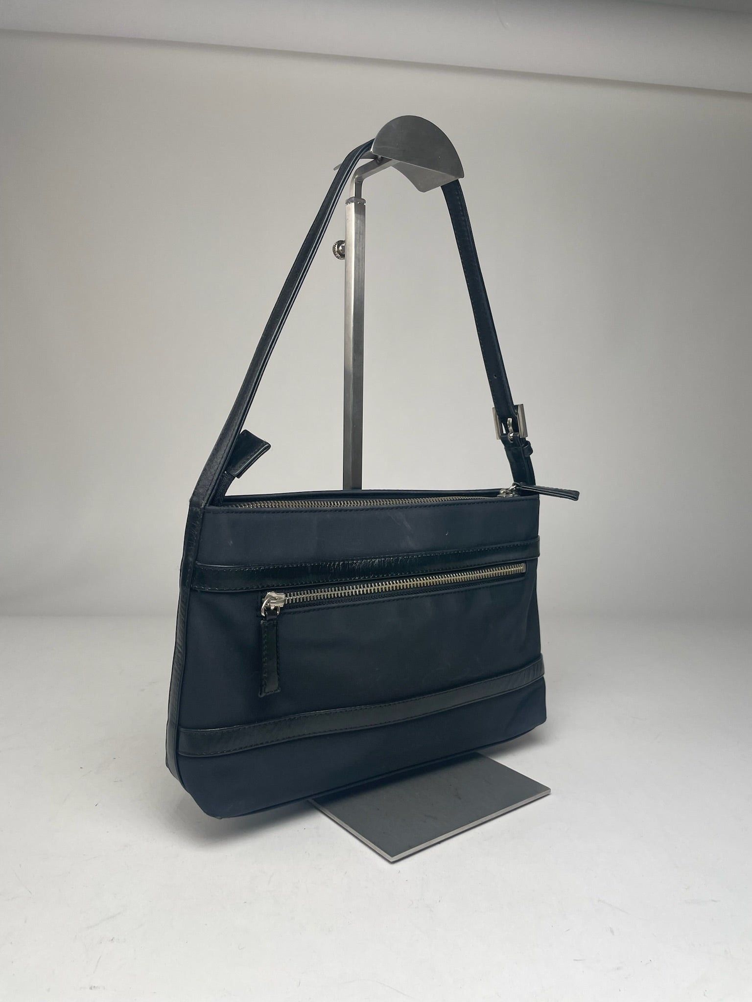 Courreges Vintage Leather Bag Black Size ONE SIZE - 3 Thumbnail