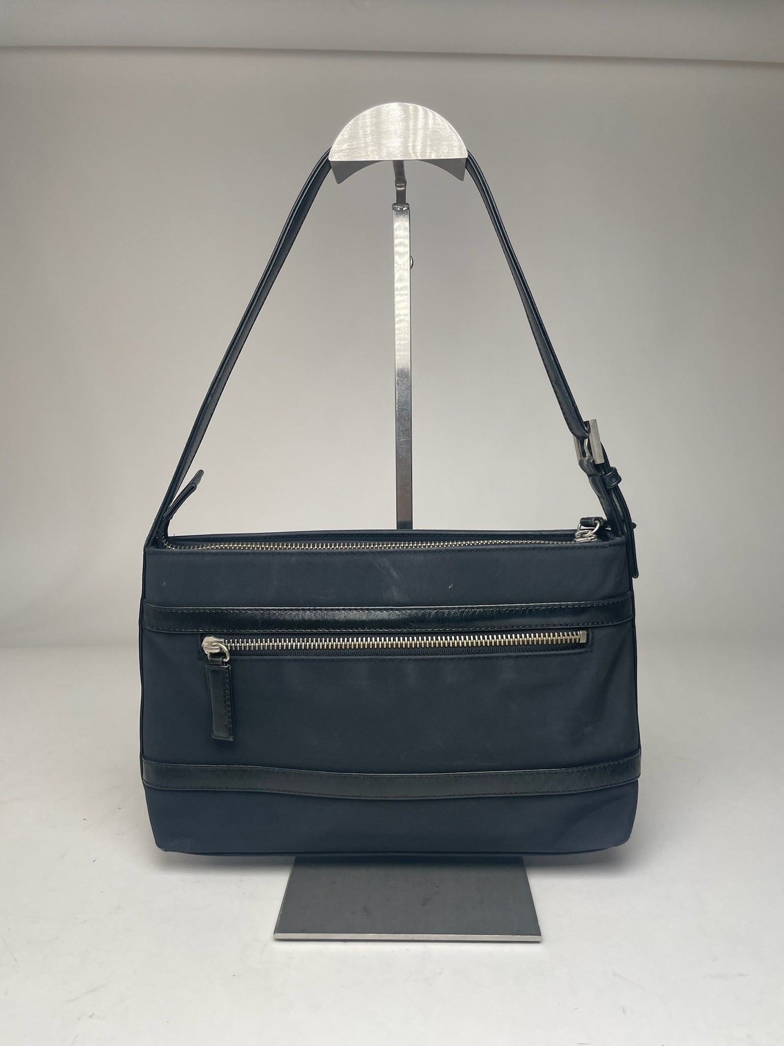 Courreges Vintage Leather Bag Black Size ONE SIZE - 11 Thumbnail