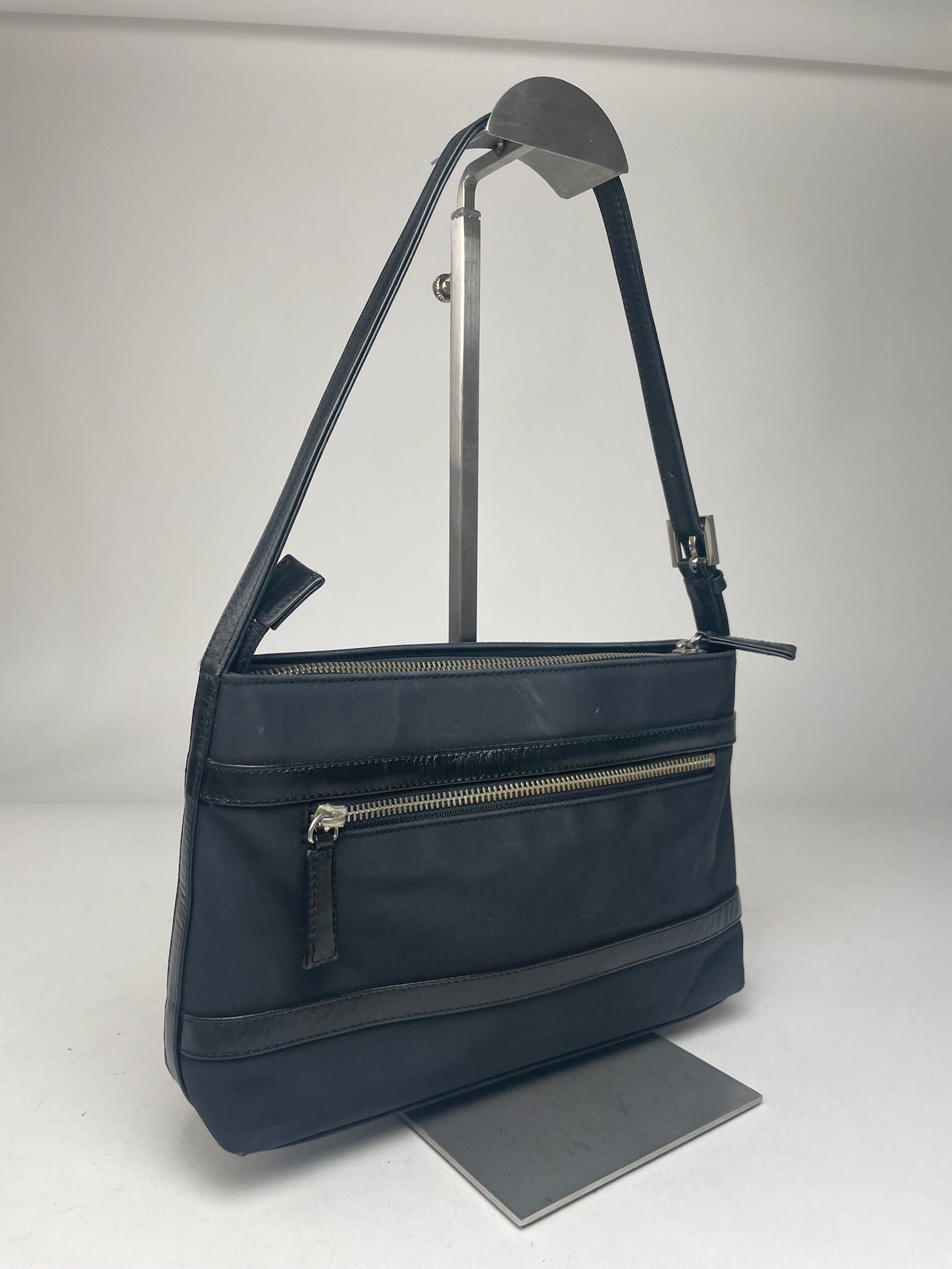 Courreges Vintage Leather Bag Black Size ONE SIZE - 9 Thumbnail