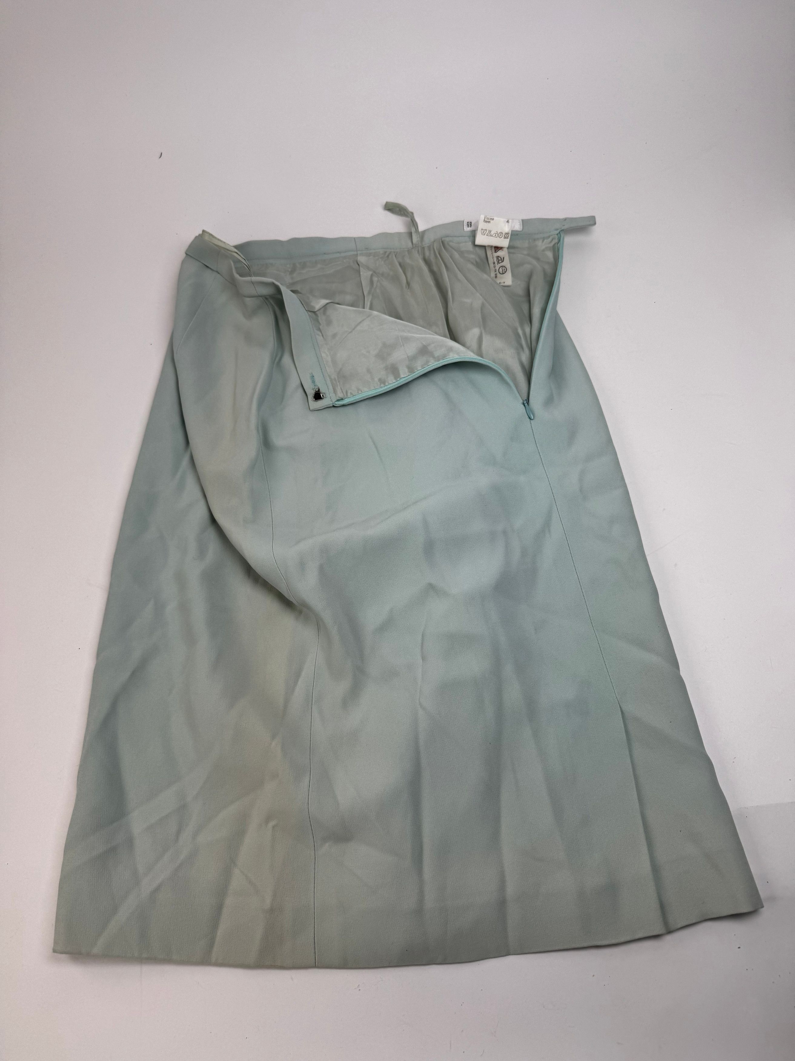 Celine Vintage Skirt turquoise S Size 30" / US 8 / IT 44 - 5 Thumbnail