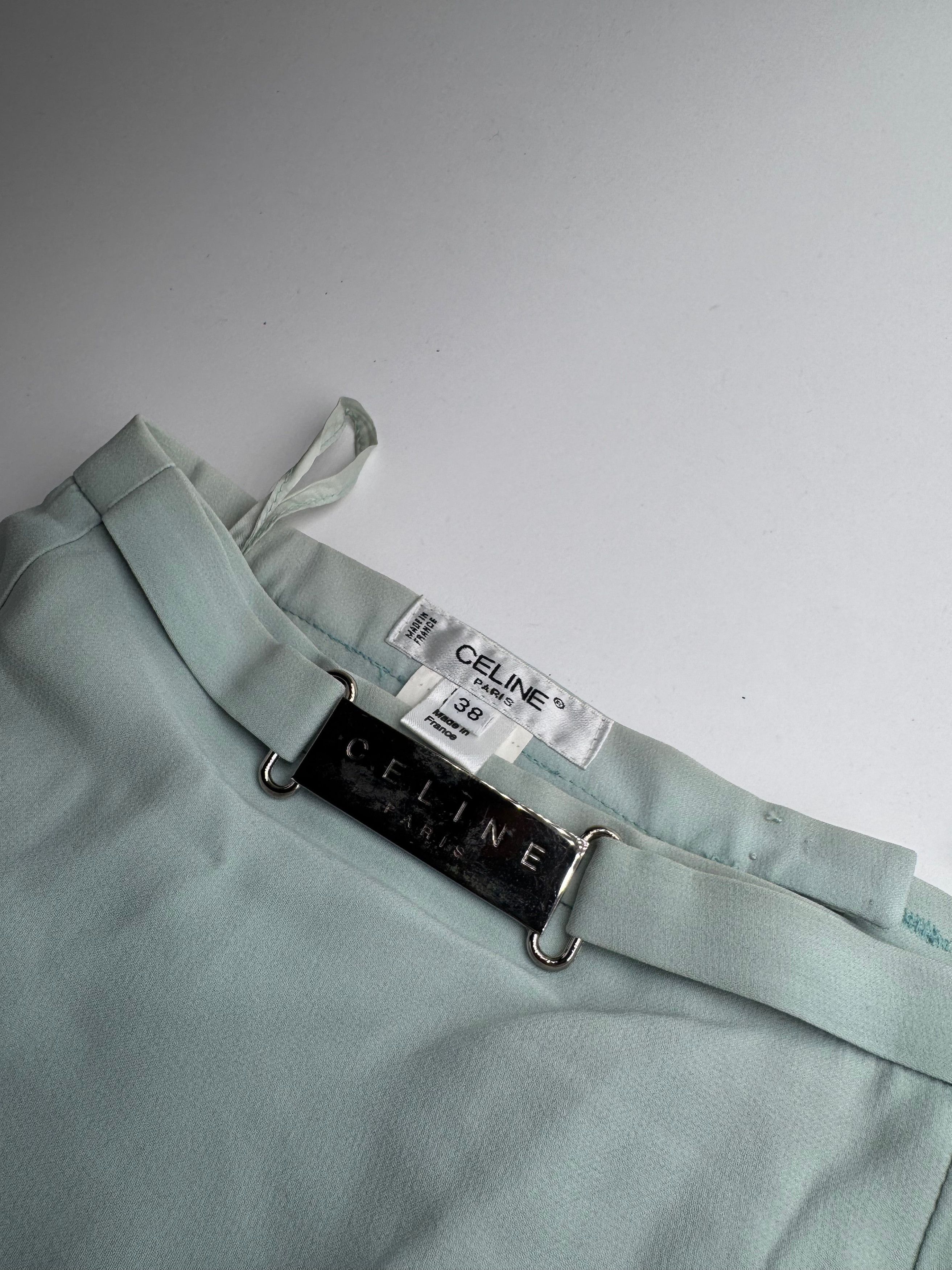 Celine Vintage Skirt turquoise S Size 30" / US 8 / IT 44 - 12 Thumbnail