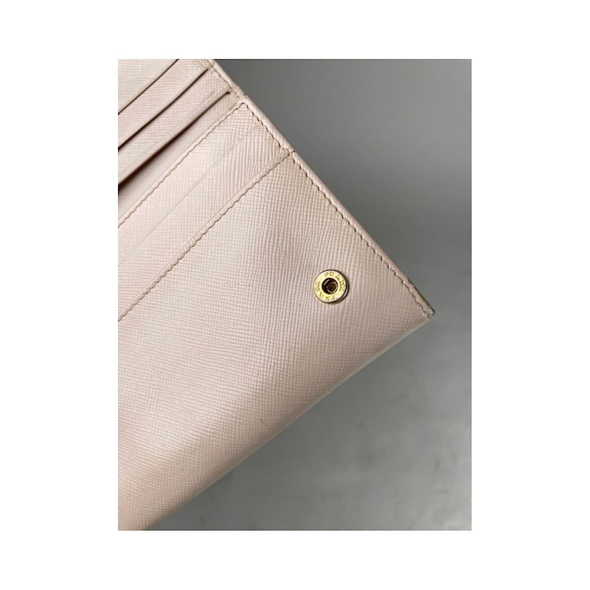 Prada Beige Leather Wallet Size ONE SIZE - 5 Thumbnail