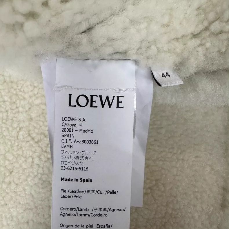 Loewe LOEWE Shearling Leather Biker Jacket - dmc Size US M / EU 48-50 / 2 - 4 Thumbnail