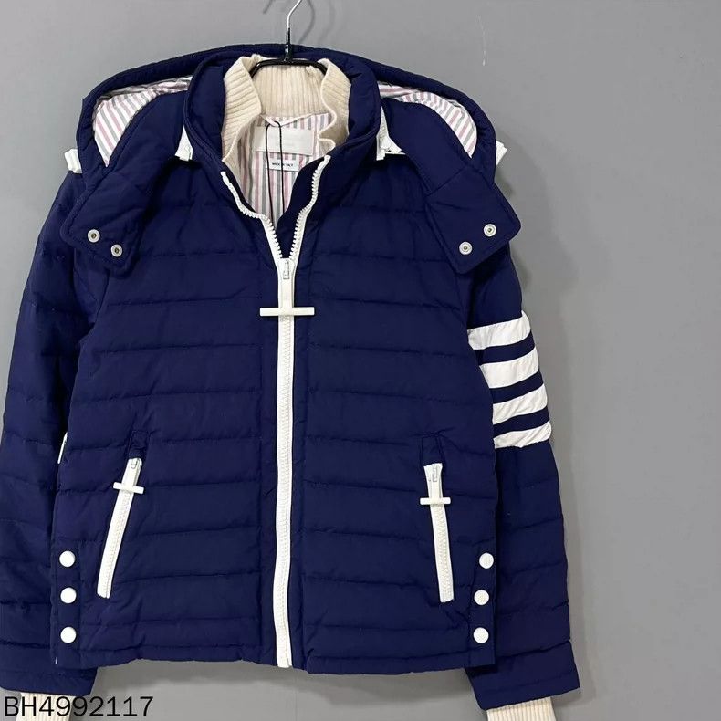 Thom Browne Thom Browne Classic Blue Down Jacket - dmc Size US M / EU 48-50 / 2 - 2 Thumbnail