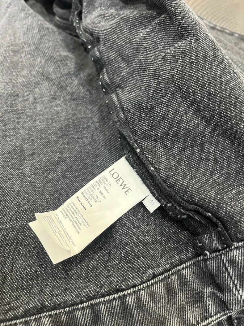 Loewe LOEWE FW24 Washed Patch Pocket Denim Jacket - dmc Size US M / EU 48-50 / 2 - 3 Thumbnail
