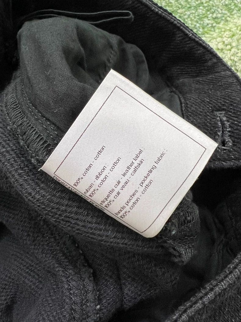 Chanel Chanel Black High-Waist Denim Wide-Leg Pants - dmc Size US 32 / EU 48 - 7 Thumbnail