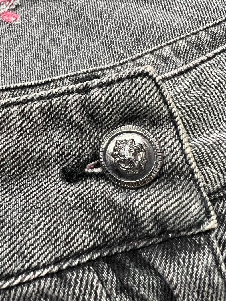 Chanel Chanel Gray Embroidered Denim Skirt - dmc Size US 32 / EU 48 - 4 Thumbnail