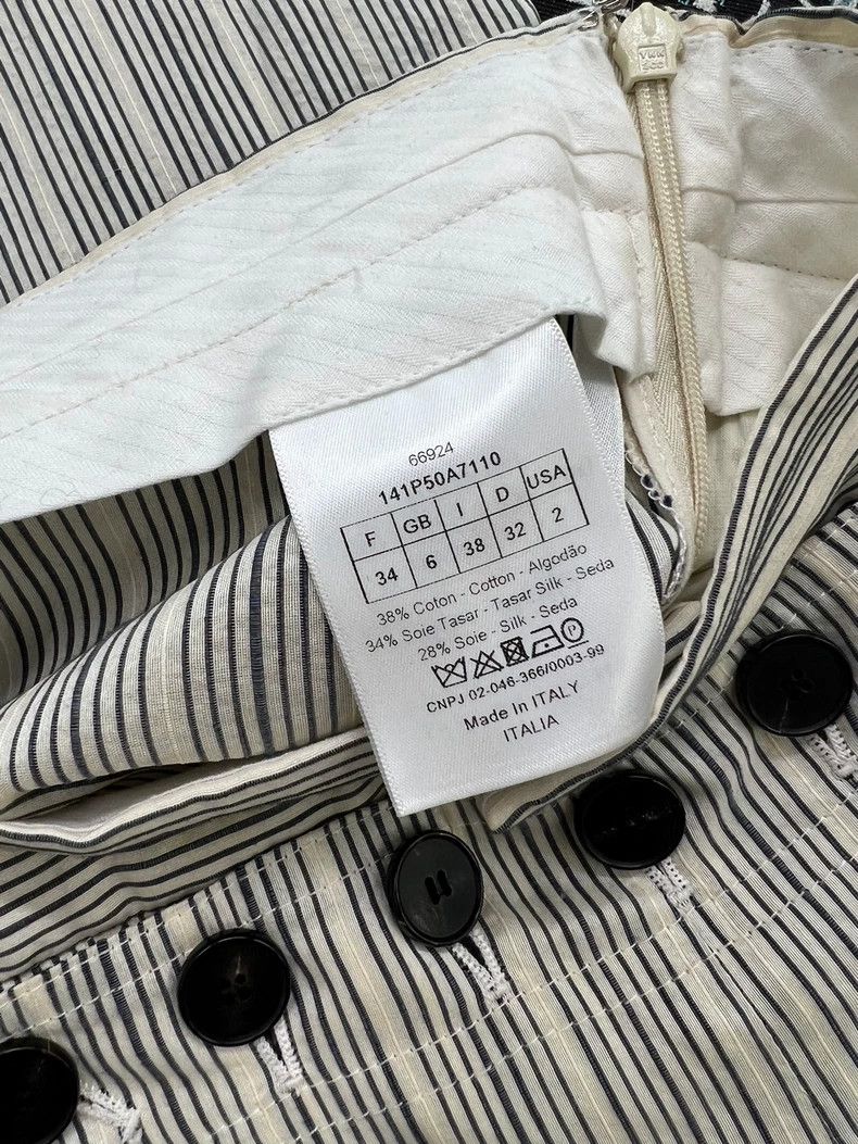 Dior Dior Striped Wide-Leg Button Pants - dmc Size US 28 / EU 44 - 5 Thumbnail