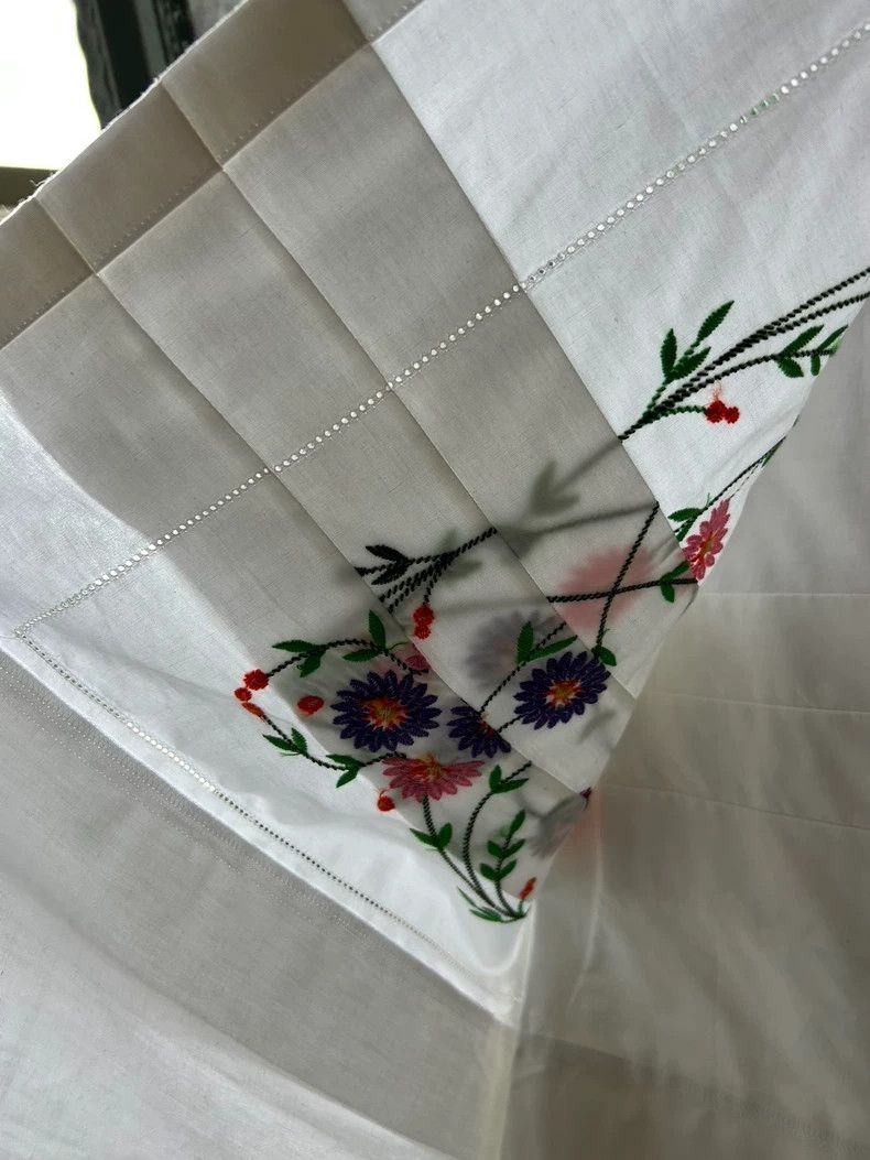 Comme des Garcons Tricot Comme des Garçons Embroidered Wrap Skirt - dmc Size US 30 / EU 46 - 6 Thumbnail