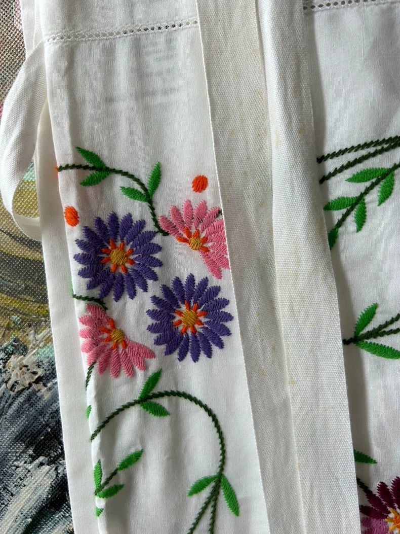 Comme des Garcons Tricot Comme des Garçons Embroidered Wrap Skirt - dmc Size US 30 / EU 46 - 4 Thumbnail