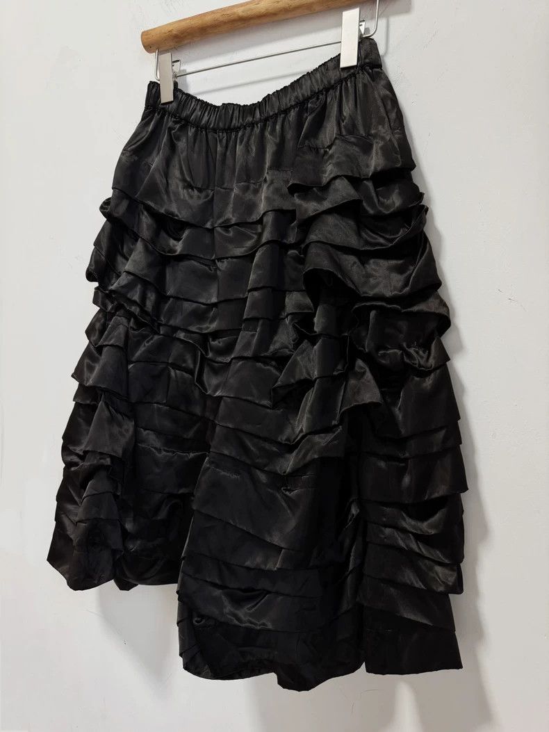 Comme des Garcons CDG Comcom Asymmetric Ruffled Skirt Pants - dmc Size US 30 / EU 46 - 3 Thumbnail