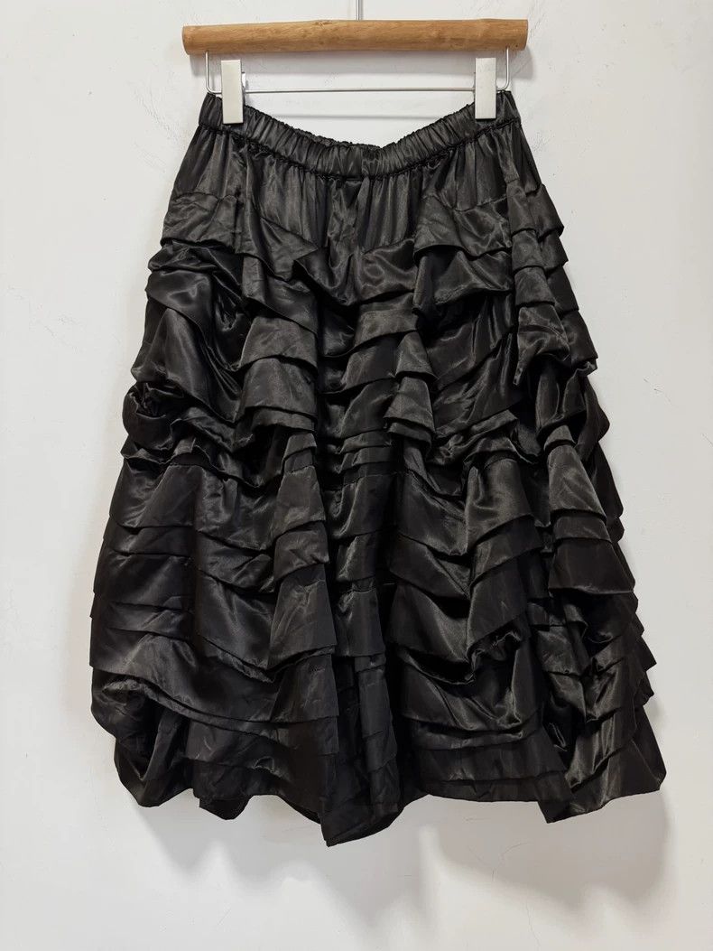 Comme des Garcons CDG Comcom Asymmetric Ruffled Skirt Pants - dmc Size US 30 / EU 46 - 4 Thumbnail