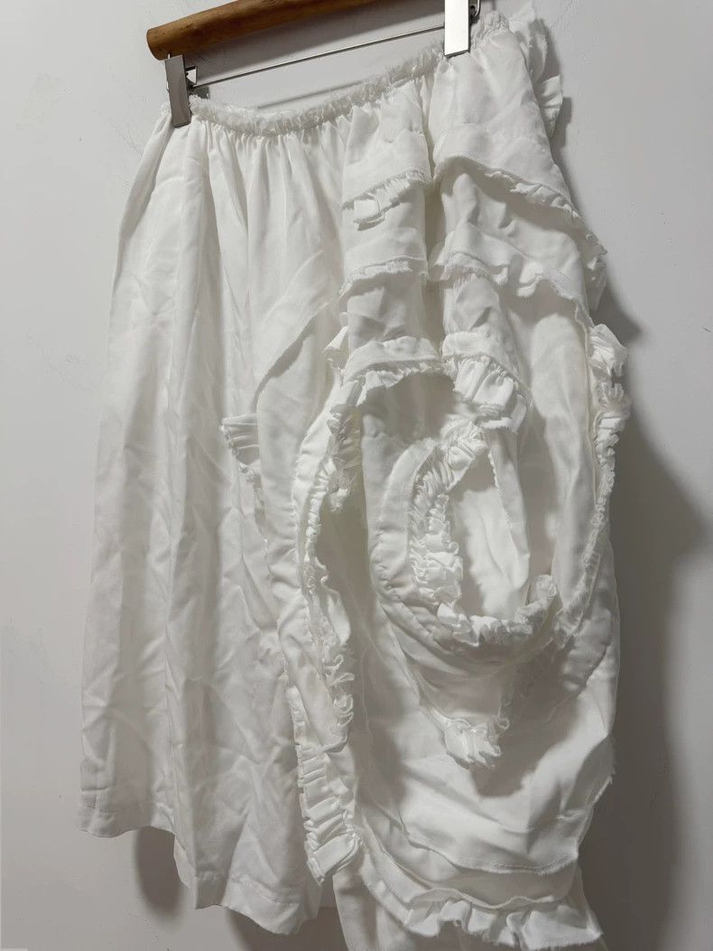 Comme des Garcons CDG Main Line Large Rose Lace Midi Skirt - dmc Size US 30 / EU 46 - 2 Thumbnail