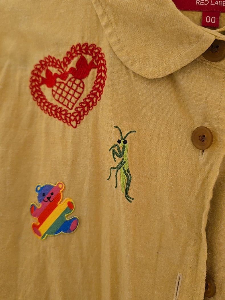 Vivienne Westwood Vivienne Westwood Beige Embroidered Shirt - dmc Size US M / EU 48-50 / 2 - 5 Thumbnail