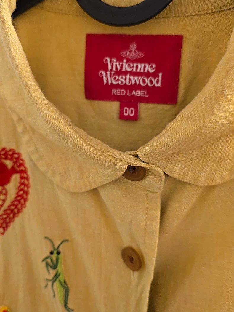 Vivienne Westwood Vivienne Westwood Beige Embroidered Shirt - dmc Size US M / EU 48-50 / 2 - 4 Thumbnail