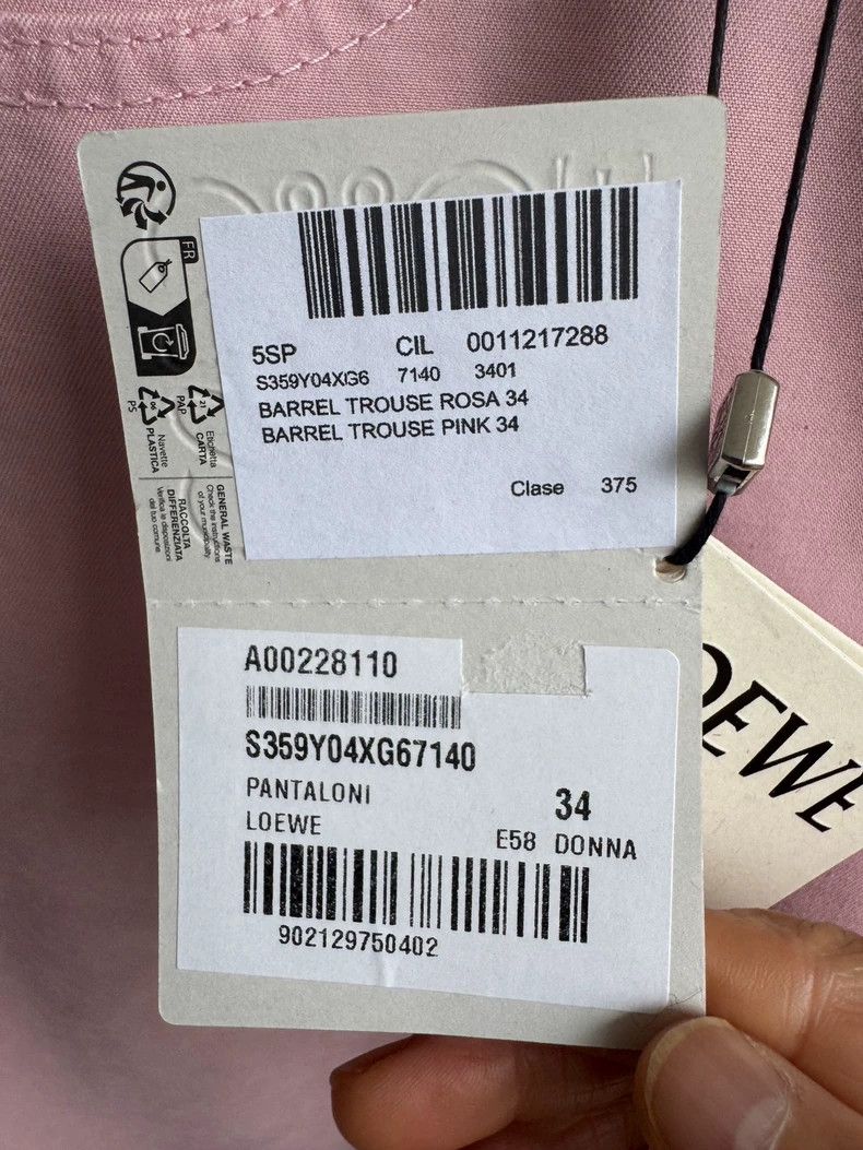 Loewe Loewe Scissors Loose Pink Jeans - dmc Size US 30 / EU 46 - 9 Thumbnail