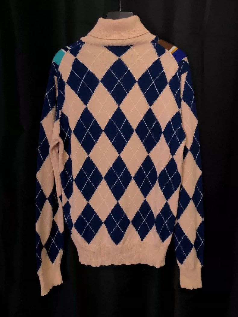 Comme des Garcons Comme des Garcons Argyle Turtleneck Sweater - dmc Size US M / EU 48-50 / 2 - 2 Thumbnail