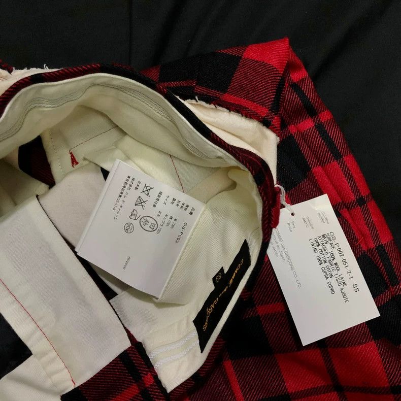 Comme des Garcons Comme des Garçons 07SS Wool Plaid Shorts - dmc Size US 30 / EU 46 - 5 Thumbnail