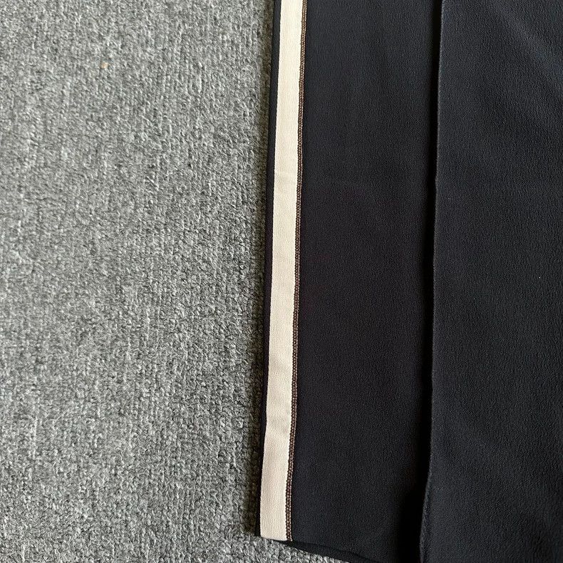Vintage Brunello Cucinelli Striped Casual Pants - dmc Size US 32 / EU 48 - 2 Thumbnail