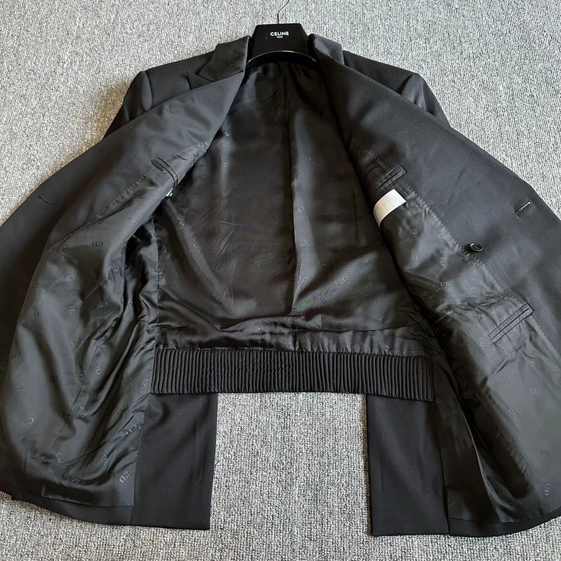 Dior Dior Man Peak Lapel Double-Breasted Blazer - dmc Size US M / EU 48-50 / 2 - 6 Thumbnail