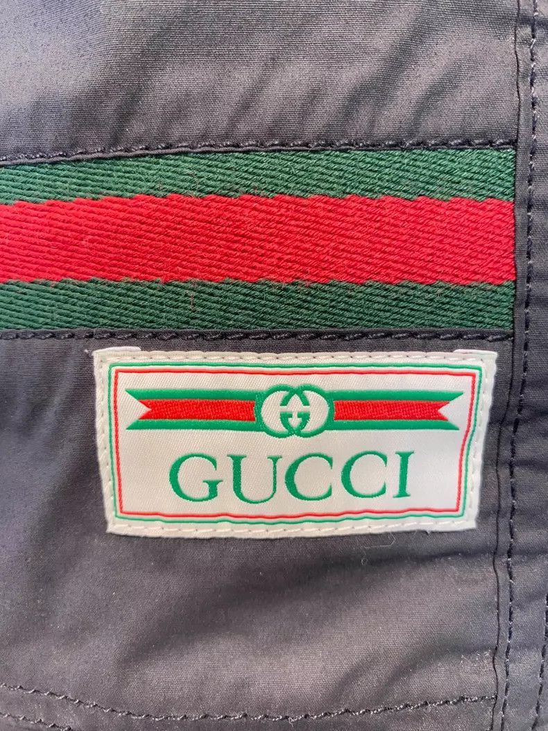 Gucci Gucci Red Green Logo Gray Shorts - dmc Size US 34 / EU 50 - 2 Thumbnail