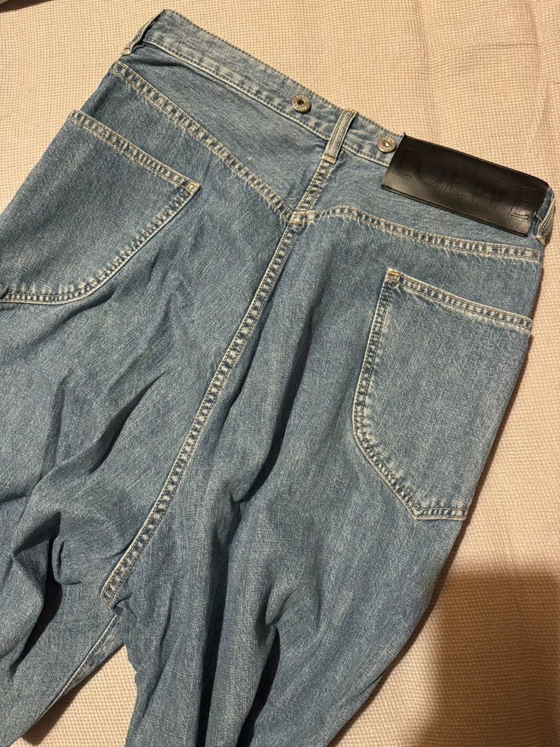 Loewe Loewe High-Waist Cropped Denim Jeans - dmc Size US 32 / EU 48 - 4 Thumbnail