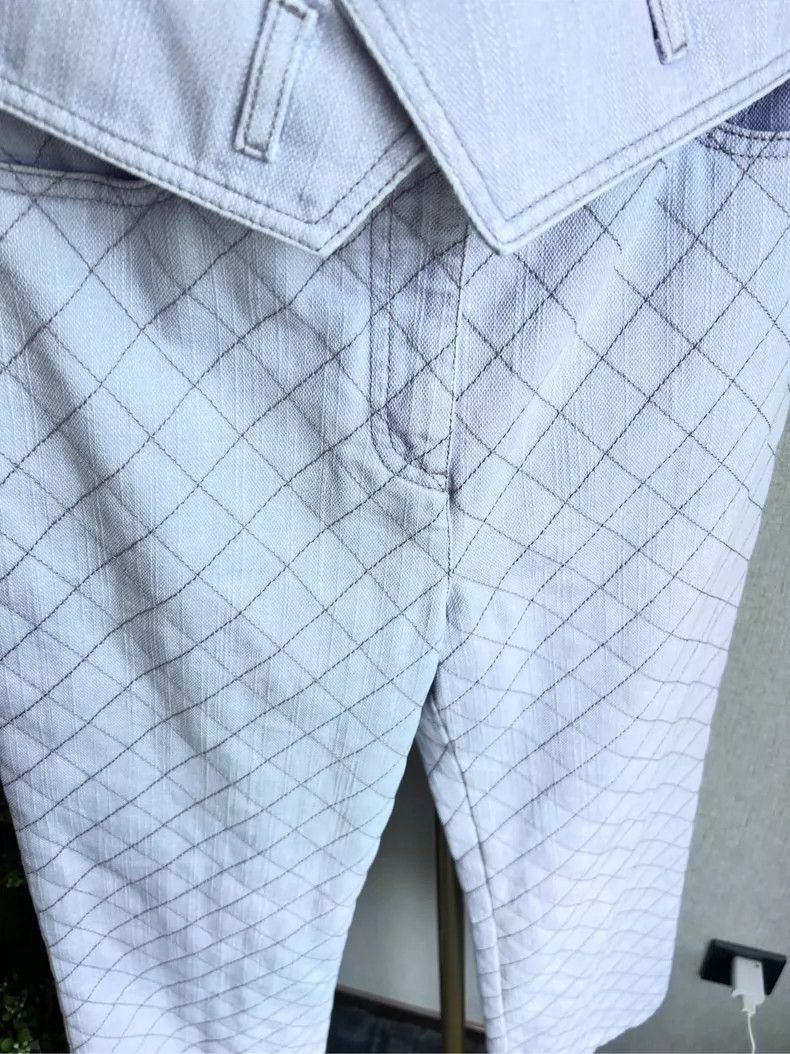Chanel Chanel Quilted Purple Denim Jeans - dmc Size US 30 / EU 46 - 4 Thumbnail