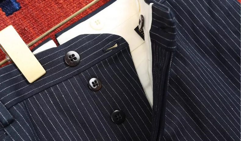RRL Ralph Lauren RRL Double RL Black Striped Trousers - dmc Size US 30 / EU 46 - 4 Thumbnail