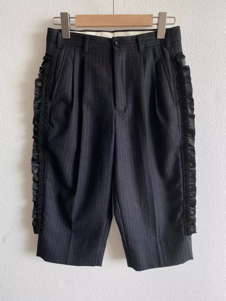 Comme des Garcons COMME des GARCONS Wool Stripe Cropped Pants - dmc Size US 30 / EU 46 - 2 Thumbnail