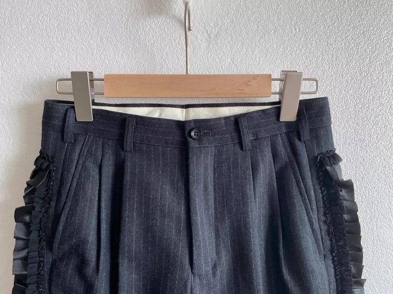 Comme des Garcons COMME des GARCONS Wool Stripe Cropped Pants - dmc Size US 30 / EU 46 - 3 Thumbnail