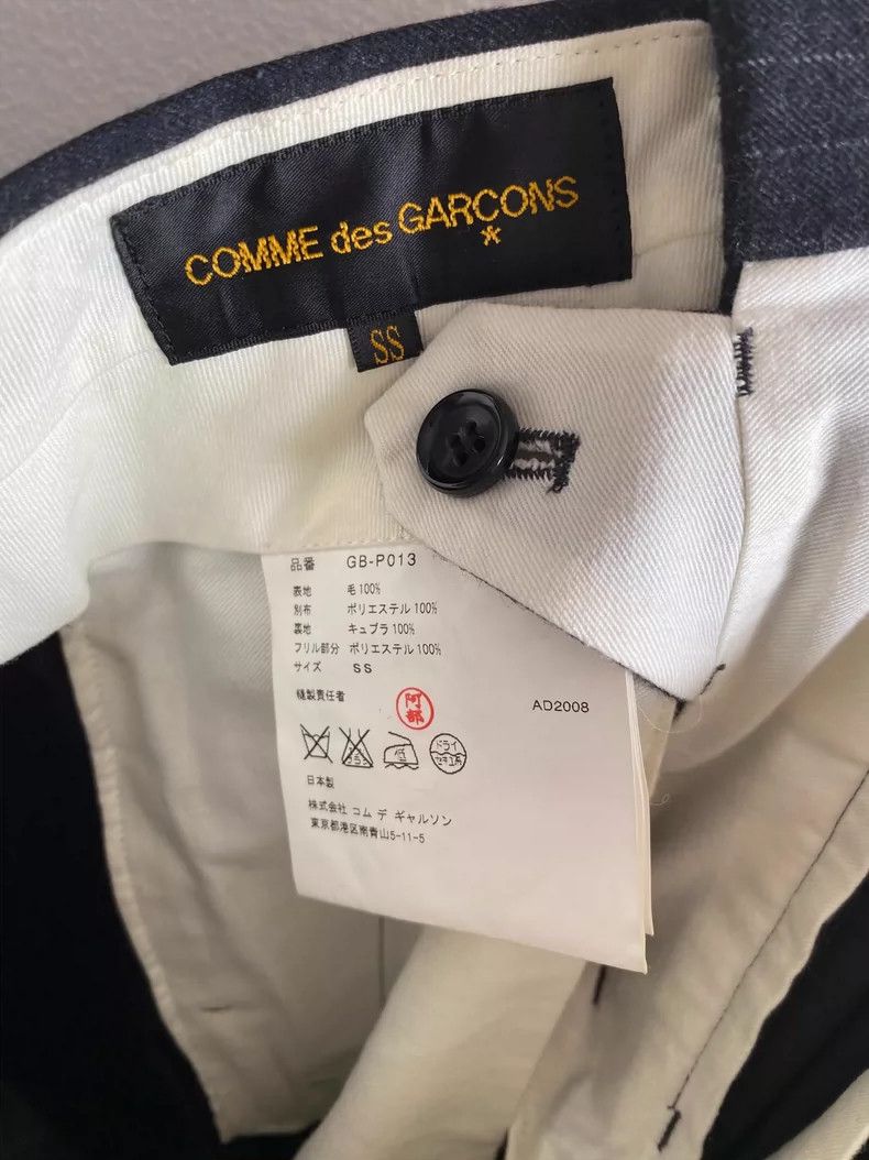 Comme des Garcons COMME des GARCONS Wool Stripe Cropped Pants - dmc Size US 30 / EU 46 - 8 Thumbnail