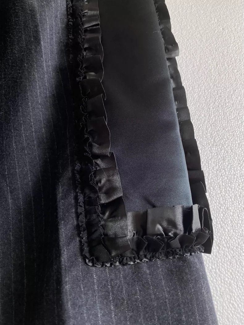 Comme des Garcons COMME des GARCONS Wool Stripe Cropped Pants - dmc Size US 30 / EU 46 - 6 Thumbnail