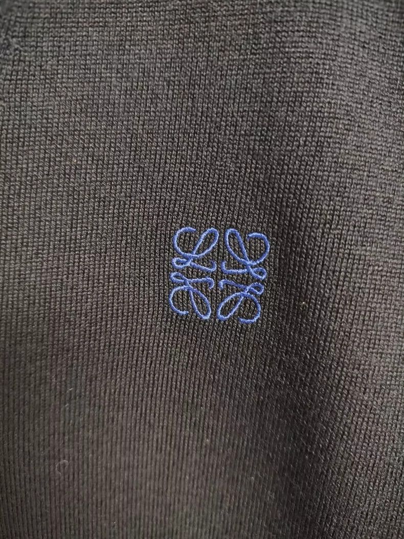 Loewe LOEWE Embroidered Logo Knit Cardigan - dmc Size US S / EU 44-46 / 1 - 2 Thumbnail