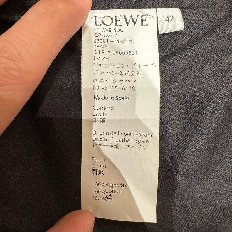 Loewe Loewe Black Leather Jacket - dmc Size US M / EU 48-50 / 2 - 4 Thumbnail
